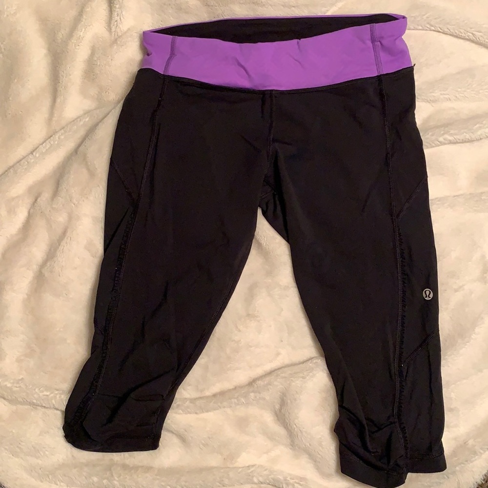 Lululemon Run Ruffle Capri Size 8